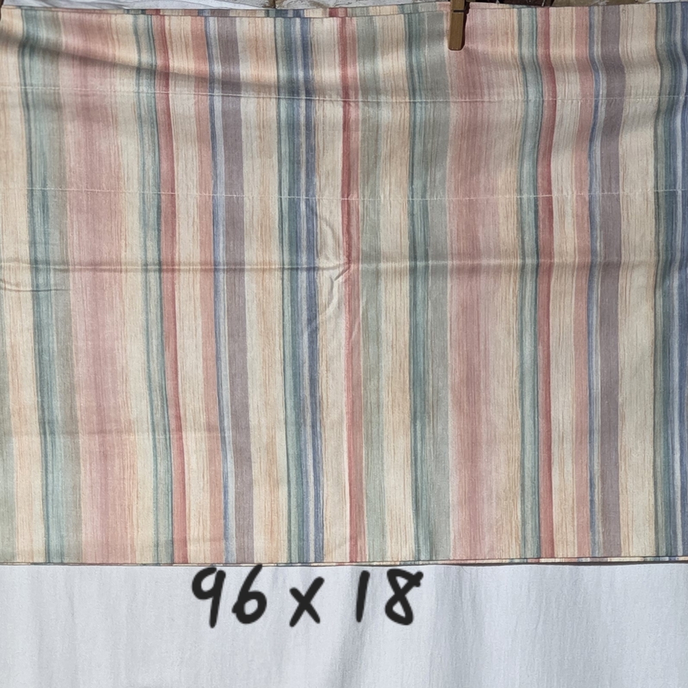 JCPenney Multicolor Striped Valance Curtains